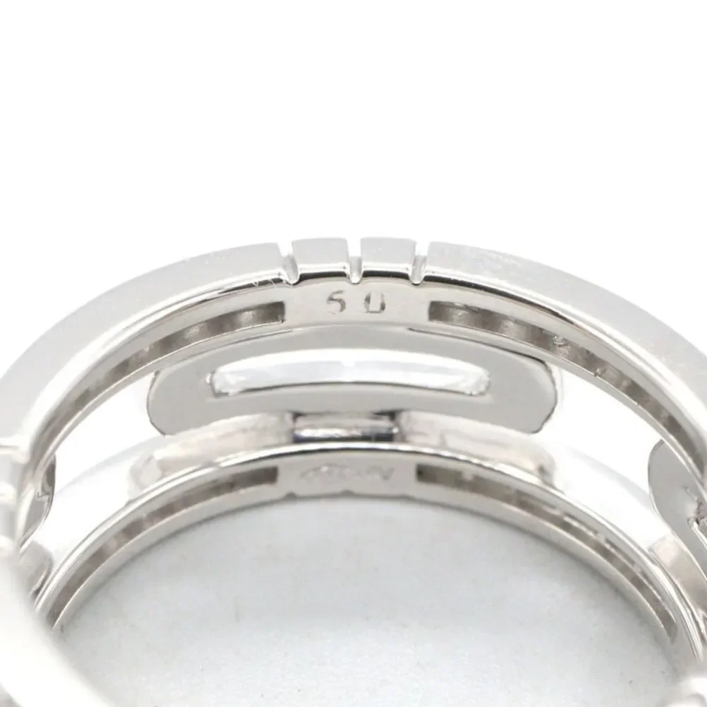 Bvlgari Parentesi Small Diamond Ring K18WG - Picture 5 of 10